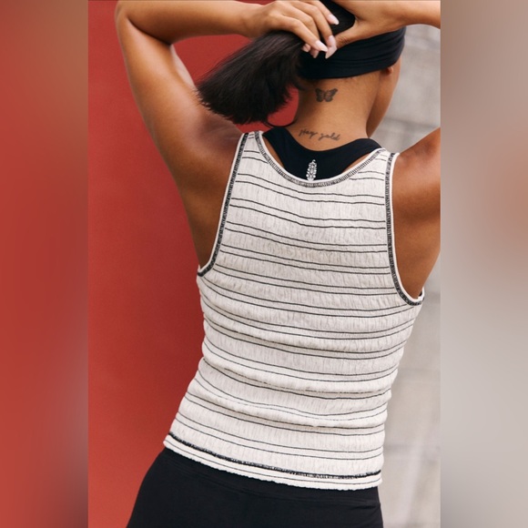 🛑⚠️SOLD🛑⚠️FP MOVEMENT BY FREE PEOPLE New Flow Smocked Tank - Picture 2 of 7